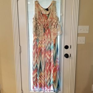 New Directions ikat dress